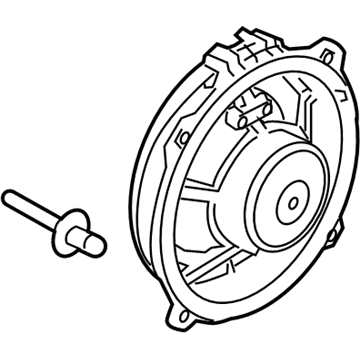 Kia 963401M000 Rear Door Speaker Assembly