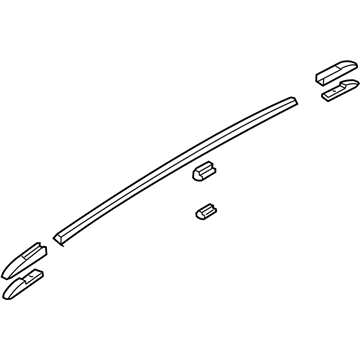 Kia 0K34U50T10B Rack Assembly-Roof RH