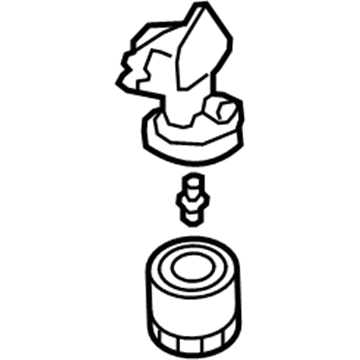 Kia 213943E004 Bracket Assembly-Oil Filter