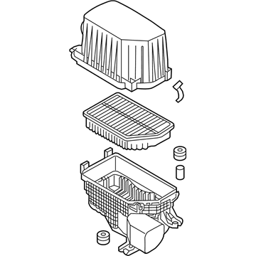 Kia 28110B2500 Cleaner Assembly-Air