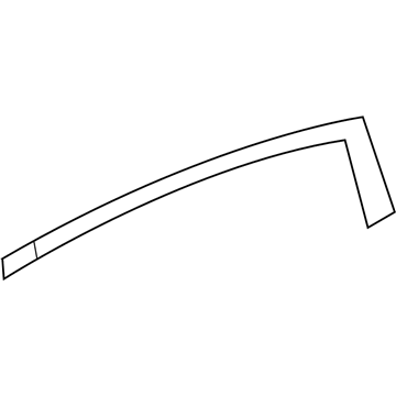 Kia 863921W000 Tape-Rear Door Black Frame