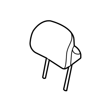 Kia 89700AT010AUZ HEADREST ASSY-REAR S