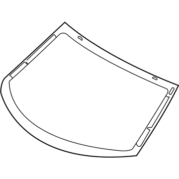 Kia 861271J000 Pad-Windshield Glass
