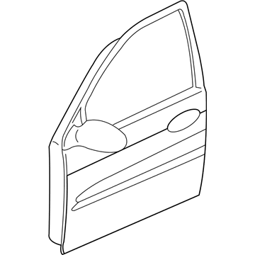 Kia 760034D010 Panel Assembly-Front Door LH
