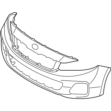 86511B0500 Kia Cover-Front Bumper Illustration 1 of 1