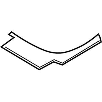Kia 881574D010 Under Cover-Front ,Cushion