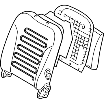 Kia 884004D410CS2 Back Assembly-Front Seat RH