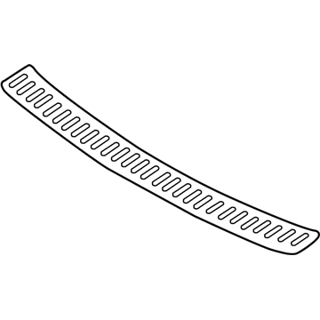 Kia 86636A9000 Step Plate-Rear Bumper