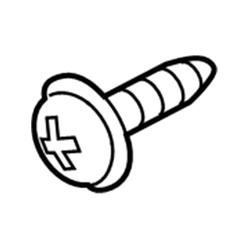 Kia 1249303107B Tapping Screw-FLANGE Head
