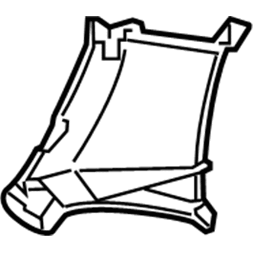 865754U500 Kia Air Duct-Front Bumper,L Illustration 1 of 1