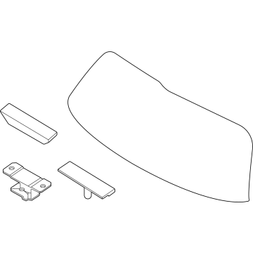 Kia 87110R0020 Glass Assembly-Tail Gate