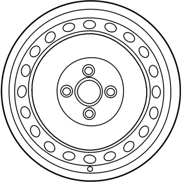 2022 Kia Rio Spare Wheel - 52910H9900