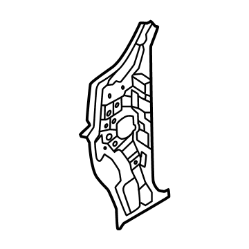 Kia 71201P2000 Pillar Assembly-Front In