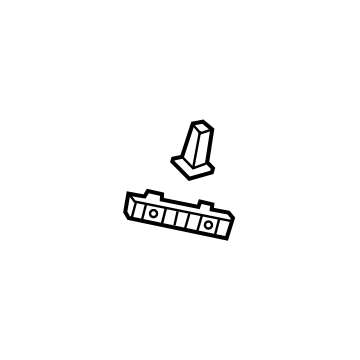Kia 86552M7500 BRACKET-FR BUMPER SI