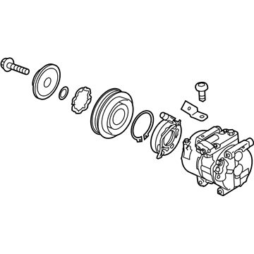 977013X101 Genuine Kia Compressor Assembly