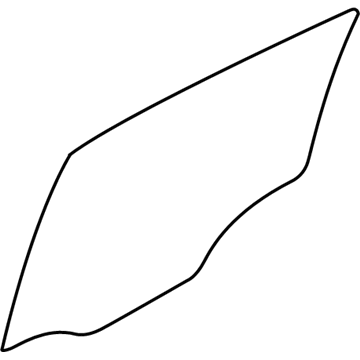 Kia 834212T010 Glass-Rear Door Window R