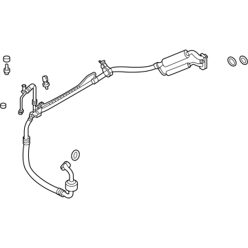 97777N9700 Kia TUBE-SUCTION & LIQUI Illustration 1 of 1