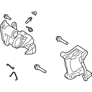 Kia 58310D2A71 Rear Brake Caliper Kit