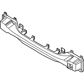 Kia 86631K0000 Beam-Rr Bumper