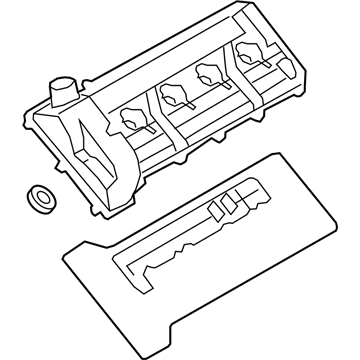 Kia 224203F400 Cover Assembly-Rocker RH