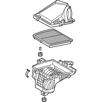 Kia 28110L0400 Air Cleaner Assembly