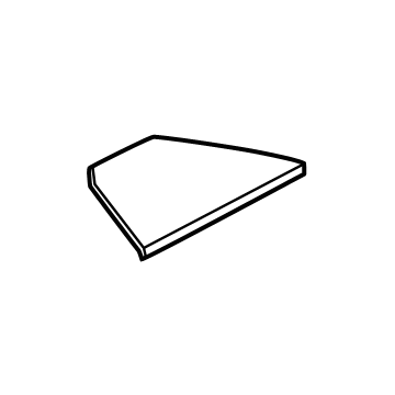 Kia 85747DW100WK TRAY-LUGG SIDE,RH