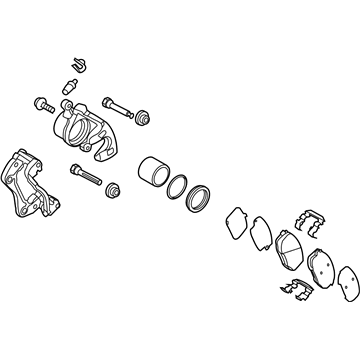 2015 Kia Forte Brake Caliper - 58130A7000