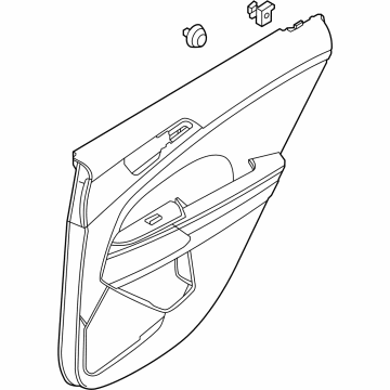 Kia 83308P1000B43 PANEL ASSY-REAR DOOR
