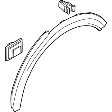 Kia 87741AT000 GARNISH ASSY-QTR SID