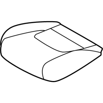 88160P1010FG6 Kia Front Cushion Covering Assembly Illustration 1 of 1