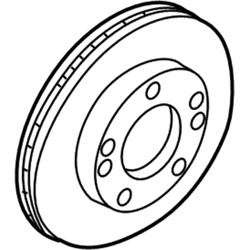 Kia 517123E700 Disc-Front Wheel Brake