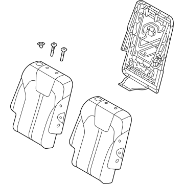 Kia 89400R5200MRL Back Assembly-Rr Seat RH