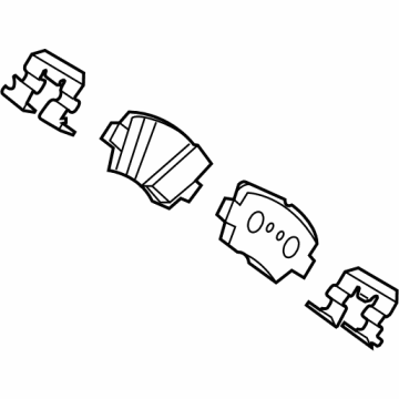 Kia EV6 Brake Pad Set - 58302KLA00