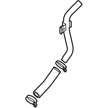 Kia 25446P0000 PIPE ASSY-WATER
