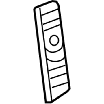 Kia 858431G200LX Cover-Height ADJUSTER RH