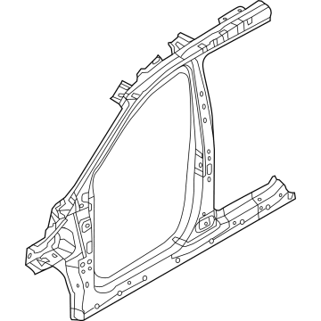 Kia 71110DW000 Side Complete Reinforcement Assembly 71110DW000 Kia Side Complete Reinforcement Assembly Illustration 1 of 1