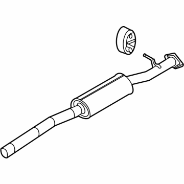 Kia 28650CH500 MUFFLER ASSY-CENTER