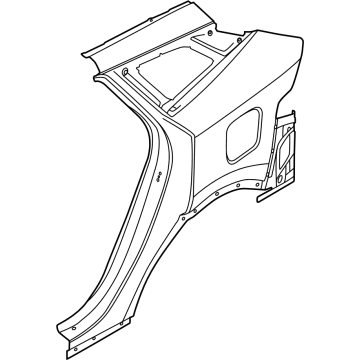Kia 71503DWC00 PANEL ASSY-QUARTER O 71503DWC00 Kia PANEL ASSY-QUARTER O Illustration 1 of 1