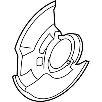 517551R000DS Kia Front Splash Shield Illustration 1 of 1