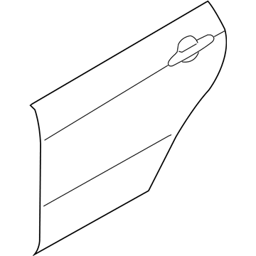 Kia 771112F010 Panel-Rear Door Outer LH