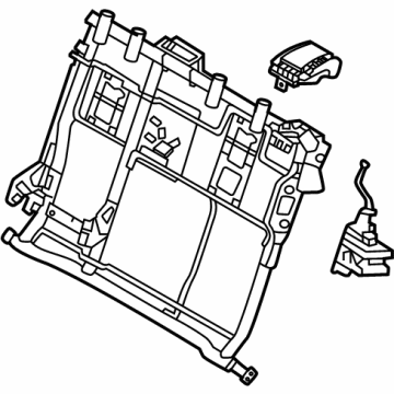 Kia 89310Q5071 FRAME ASSY-RR SEAT B