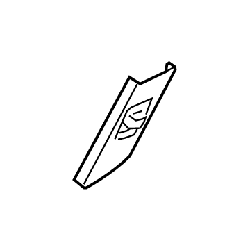 Kia 85843P1000GYT COVER-H/ADJUSTER RH