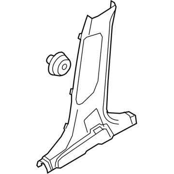 Kia 85835P1000WK TRIM ASSY-CTR PILLAR