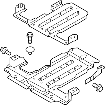 Kia 291403M000 Cover-Front Under