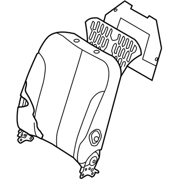 Kia 884004D313AGX Back Assembly-Front Seat Pa
