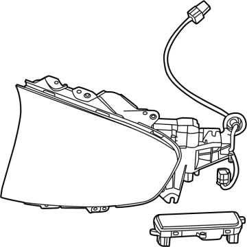 Kia 695C0CV000B4U DOOR ASSY-CHARGE