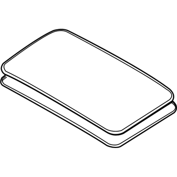 Kia 816101M000 Sunroof Glass Panel Assembly