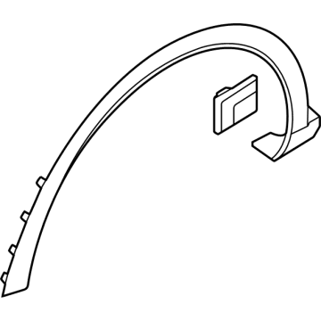 Kia 87711P1200BKL GARNISH ASSY-FNDR SI
