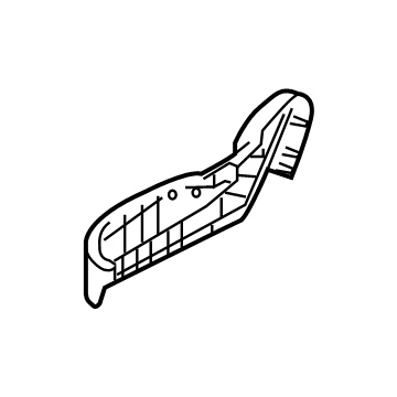Kia 88021R0000OFB Shield Cover-Fr Seat