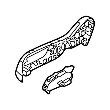 Kia 88020R0010OFB Shield Cover-Fr Seat